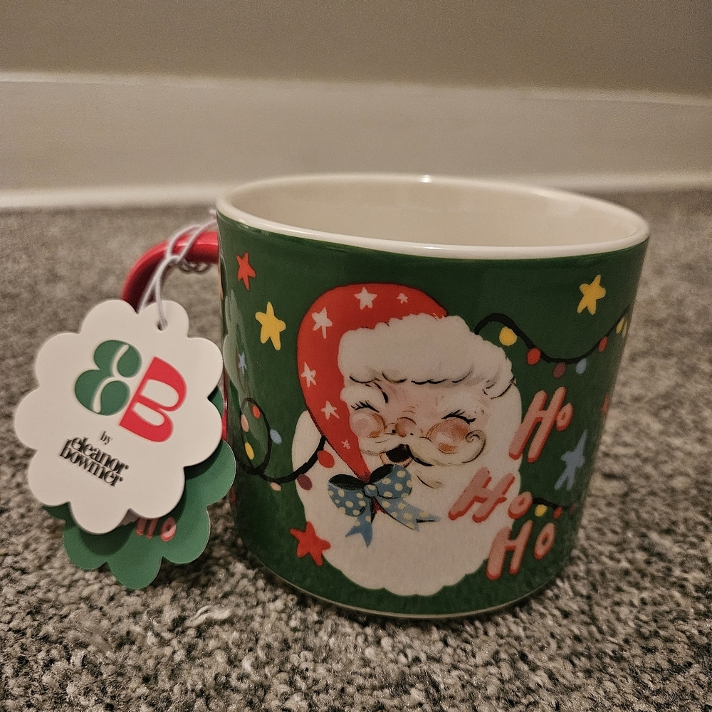 Vintage Santa Festive Mug "Christmas Wishes"
